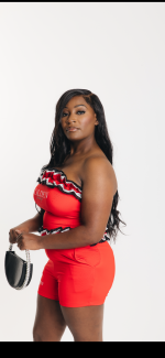 Pretty In Ruffles 2 Piece (Red) - Image 3