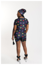 G Print Romper (Black) - Image 3