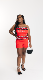 Pretty In Ruffles 2 Piece (Red)